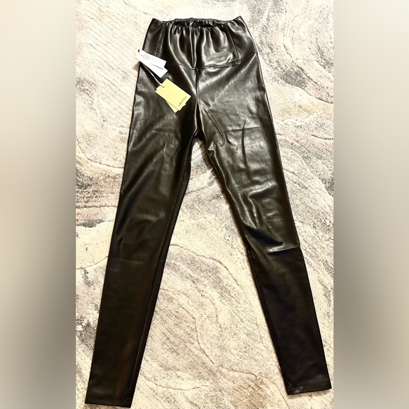 Aritzia Faux Leather Leggings. Wilfred Free Daria Pant. - Picture 3 of 7